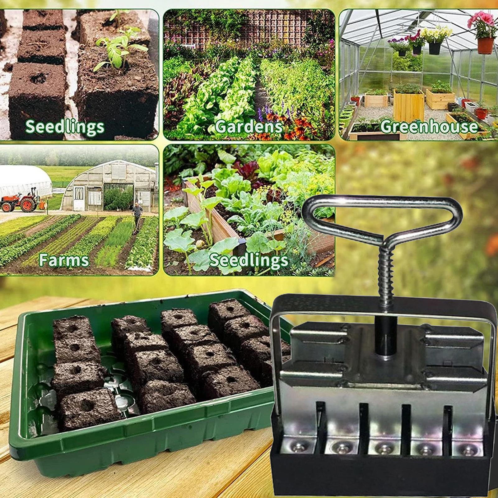 เครื่องมือบล็อกดินแบบ 20 ช่อง  - Urban Farming Sustainability บทวิจารณ์และราคา